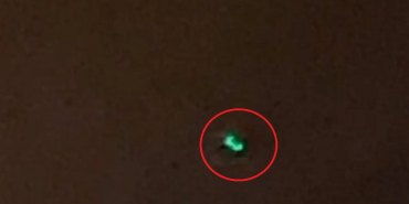 Beykoz’da görülen yeşil cisim ortalığı karıştırdı