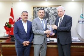 CHP İl Başkanı Özgür Çelik, Alaattin Köseler’i ziyaret etti