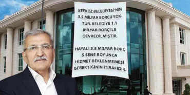 murat-aydindan beykoz belediye baskani alaattin köselere borc cevabi