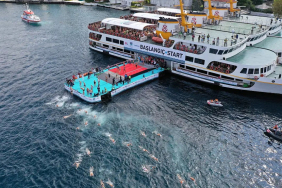 Beykoz’da yüzme yarışı coşkusu! 2800 yüzücü kulaç attı