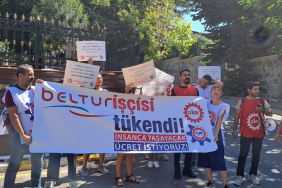 Beltur çalışanları Beykoz’da eylem yaptı