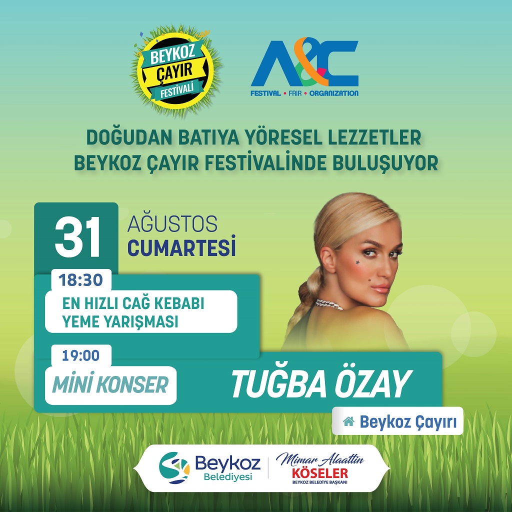 Tuğba Özay yarın Beykoz’da konser verecek