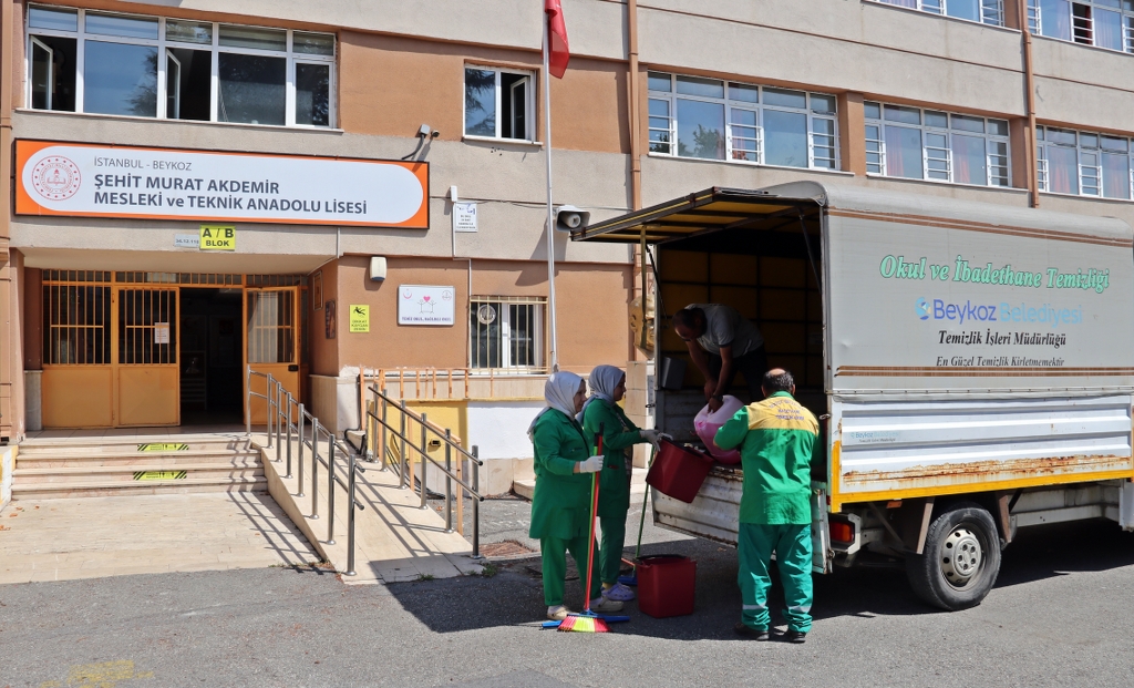 Beykoz okulları anne titizliğiyle tertemiz