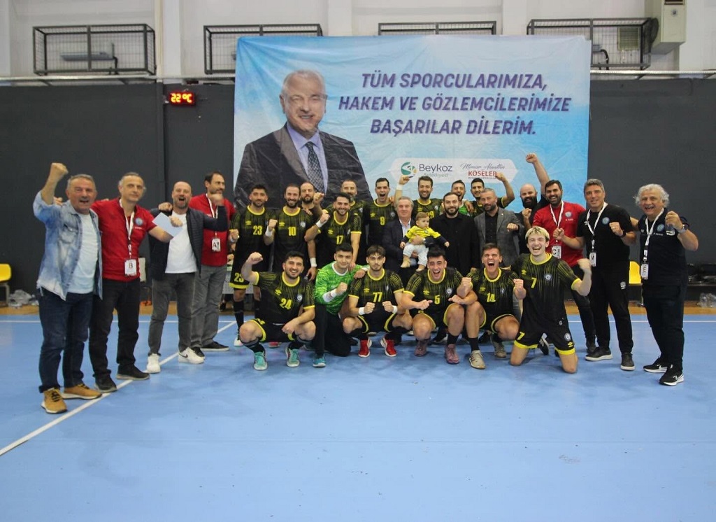 Beykoz hentbol takımı Spor Toto'yu yendi