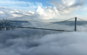 Sis nedeniyle Beykoz’da gemi trafiğe askıyı alındı