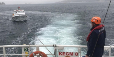 Beykoz'da sürüklenen teknedeki 1 kişi kurtarıldı