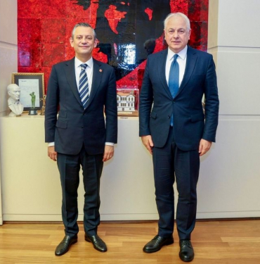 Ankara'da Özgür Özel-Alaattin Köseler görüşmesi