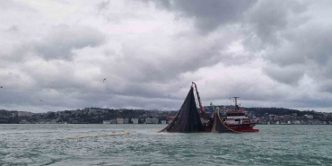 Beykoz’da balıkçı tekneleri akıntıya kapıldı
