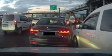 Beykoz’da öfkeli sürücü pes dedirtti!