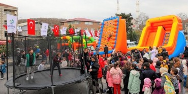 Beykoz’da spor ve eğlence çocukların ayağına götürüldü