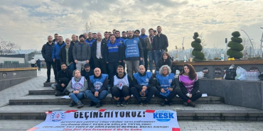 Beykoz Belediyesi memurlarının eylemi sürüyor