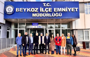 Beykoz’un yeni emniyet müdürü yerel basınla tanıştı