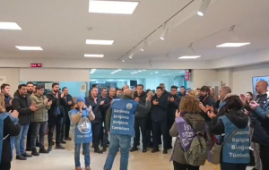 Beykoz Belediye koridorlarında alkışlı eylem! (3)