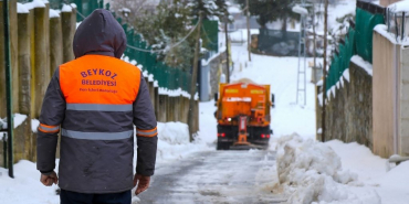 Beykoz Belediyesi’nin gözünden karla mücadele (5)