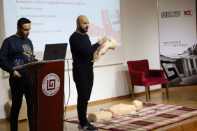 Beykoz Üniversitesi’nde ilk yardım eğitimi