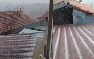 Beykoz’da beklenen kar geldi