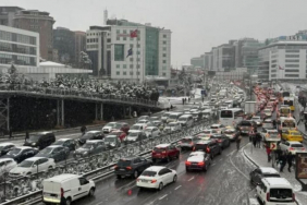 Beykoz’da kar yağışı hayatı felç etti!