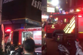 Beykoz’da mobilya mağazasında yangın çıktı!