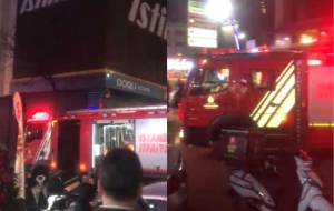 Beykoz’da mobilya mağazasında yangın çıktı!