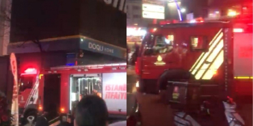 Beykoz’da mobilya mağazasında yangın çıktı!