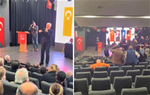 CHP Beykoz'da gergin toplantı! Salonu terk etti