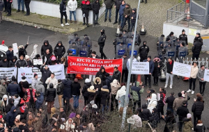 KFC ve Pizza Hut işçileri Beykoz’da eylemde!