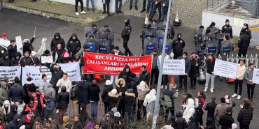 KFC ve Pizza Hut işçileri Beykoz’da eylemde!