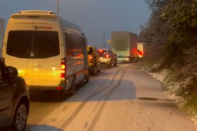 Kar yağışı Beykoz’u adeta kilitledi!