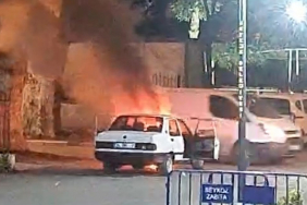 Beykoz Çayırı’nda otomobil alev alev yandı!