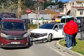 Beykoz Meydan’da kaza! Trafik kilitlendi