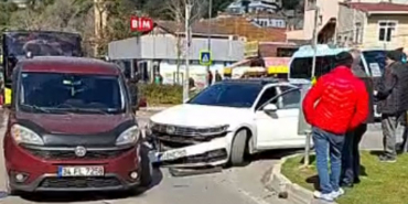 Beykoz Meydan’da kaza! Trafik kilitlendi