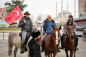 İspanya'dan atlarıyla Mekke'ye gidenler Beykoz’da misafir oldu