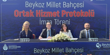Beykoz Millet Bahçesi’nin yapımı için imzalar atıldı
