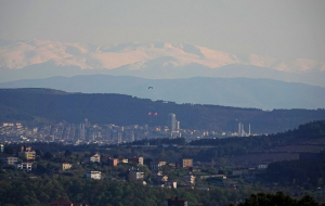 Bursa’nın simgesi olan Uludağ Beykoz’dan göründü!