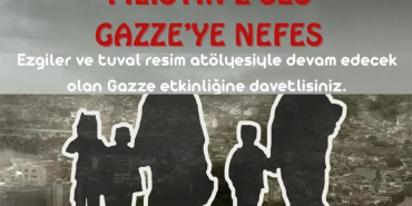 Beykoz'dan Filistin'e ses Gazze'ye nefes