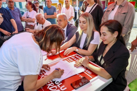 Dilek İmamoğlu Beykoz’da imza topladı