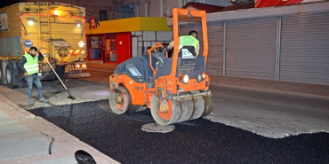 Beykoz Belediyesi 1 ayda 4,5 ton asfalt döktü