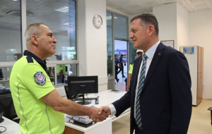 Beykoz Kaymakamından emniyet teşkilatına ziyaret