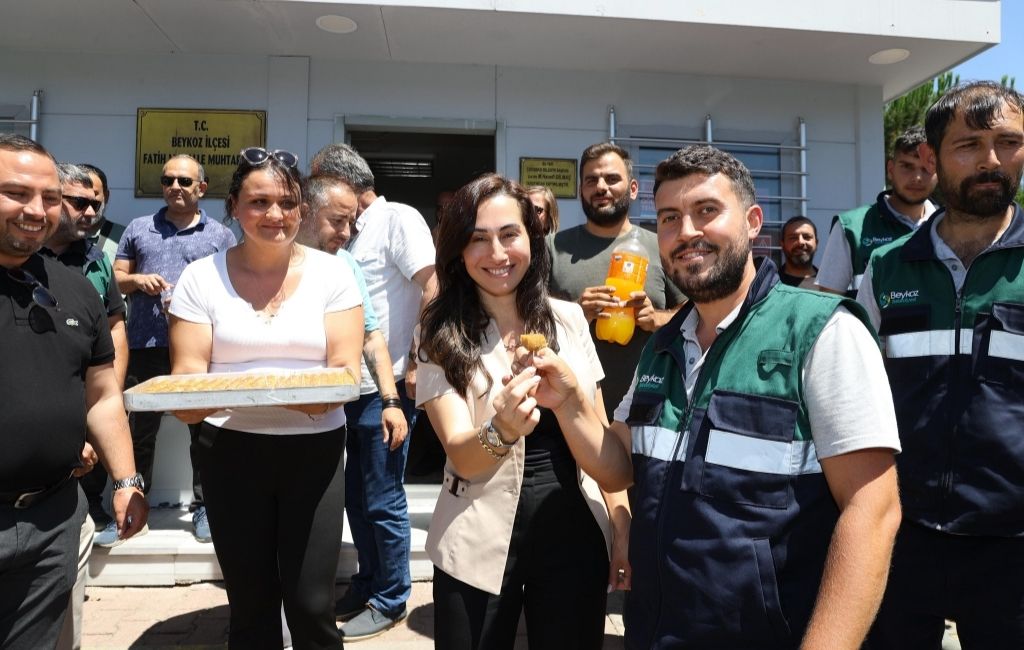 Beykoz'da 70 personel 20 araçla mahalle onarıyor