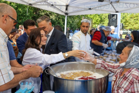 Beykoz’da aşure kazanları birlik içinde kaynadı