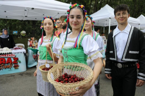 Polonezköy Kiraz Festivali’nde kültürler buluştu