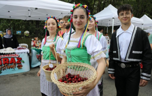 Polonezköy Kiraz Festivali’nde kültürler buluştu