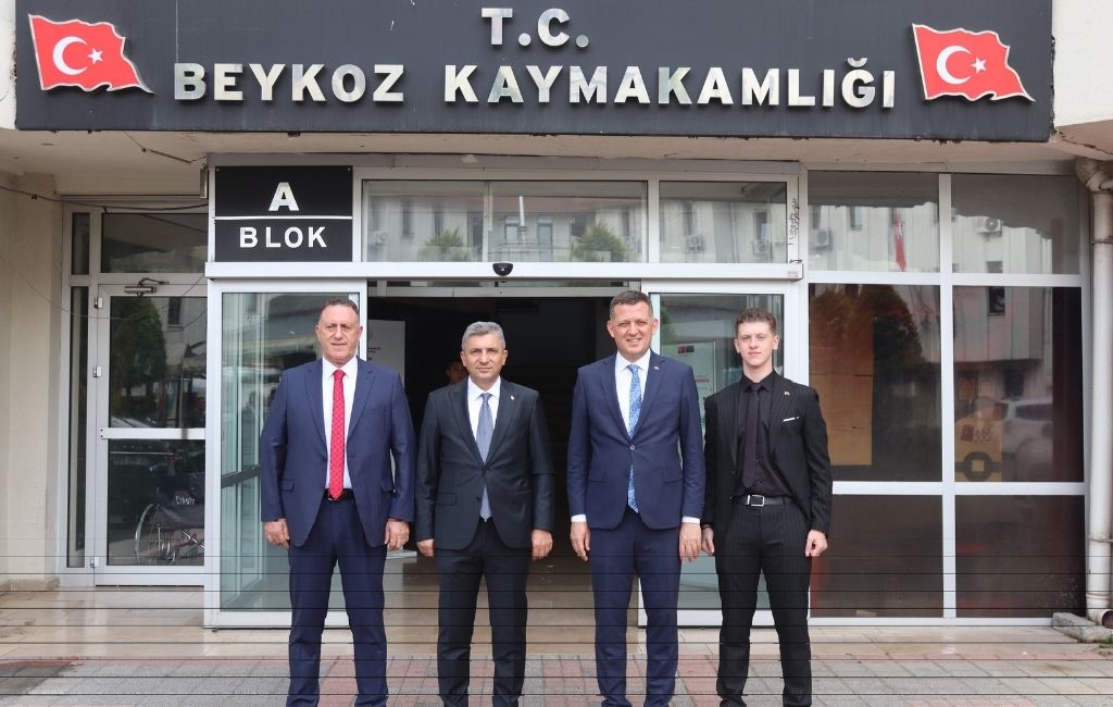 Antalya Valisi'nden Beykoz Kaymakamı'na ziyaret