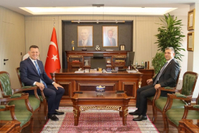 Antalya Valisi'nden Beykoz Kaymakamı'na ziyaret