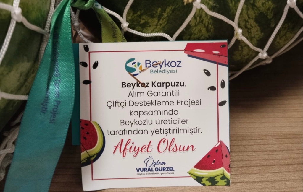 Beykoz karpuzları Beylikdüzü’ne gönderildi!