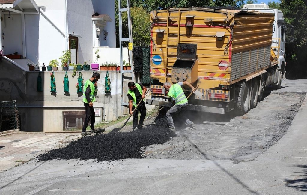 Beykoz Riva'nın cadde ve sokakları yenilendi