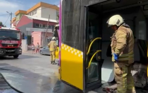 Beykoz'da bir İETT otobüsü daha yandı!