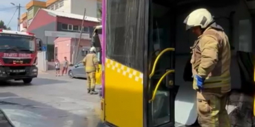 Beykoz'da bir İETT otobüsü daha yandı!