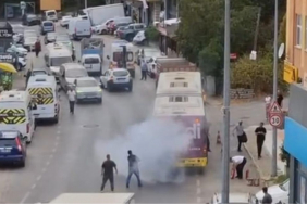 Beykoz’da seyir halindeki İETT otobüsü yandı!