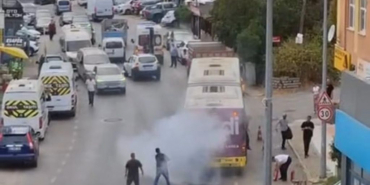 Beykoz’da seyir halindeki İETT otobüsü yandı!
